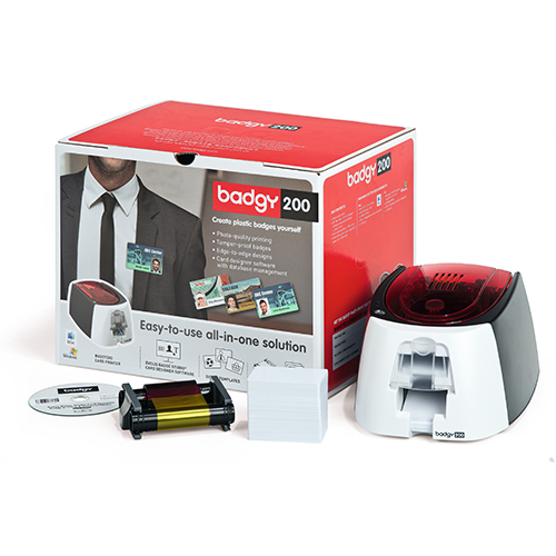 What is the Difference Between the Evolis Badgy 100 Printer and the Evolis Badgy 200 Printer
